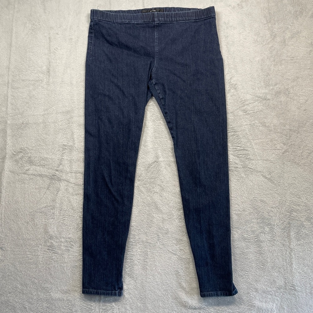 Joe's Jeans The Legging Women Size L Dark Wash Indigo Ankle Zip Pull On Jeggings
